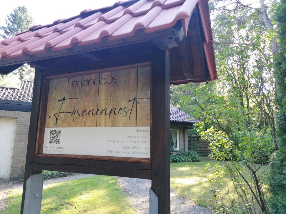 Ferienhaus Fasanennest Uelsen エクステリア 写真